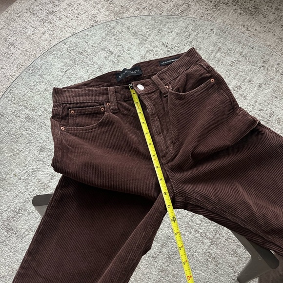 Aritzia Denim Forum The Arlo Brown New High Rise Ankle Length Jeans Sz 27 - Picture 8 of 15